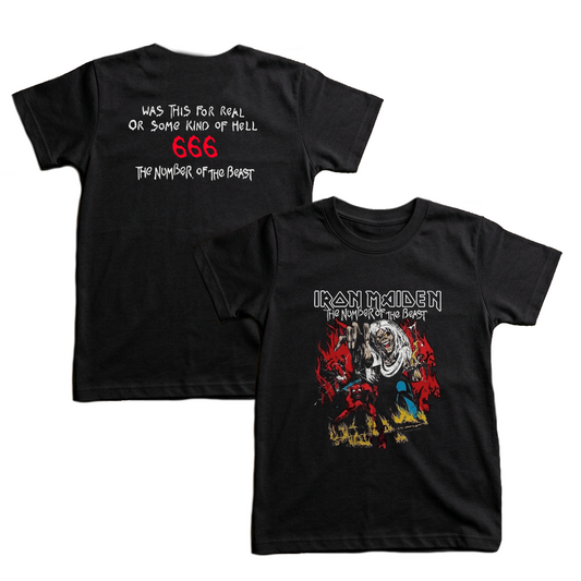 Baby Tee Iron Maiden The Number of the Beast 666