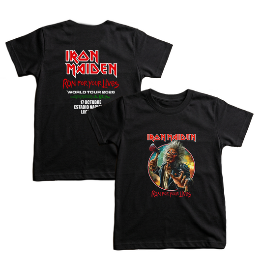 Baby Tee Iron Maiden Run for Your Lives World Tour 2026